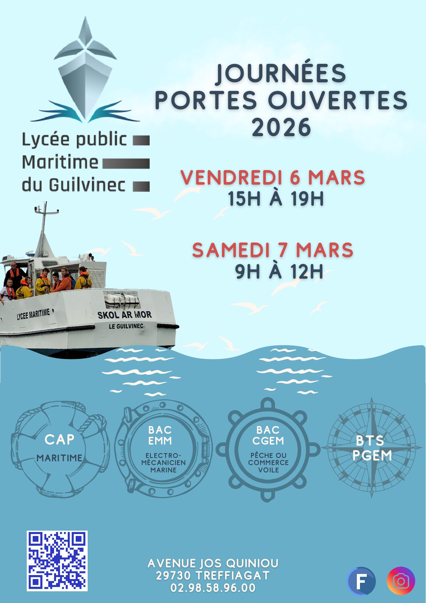 Affiche portes ouvertes 2026